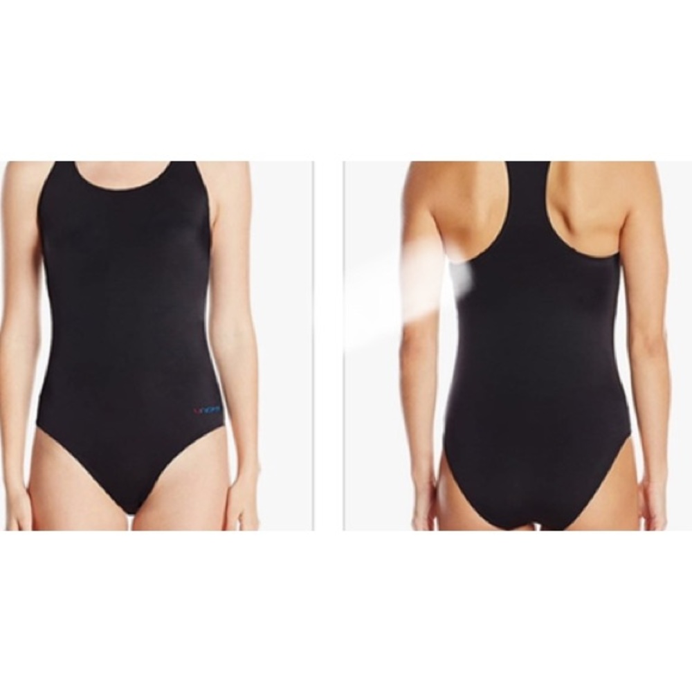 UNOW Women Pro Training Sz S / M Racerback Slimming One Piece Swimsuit
